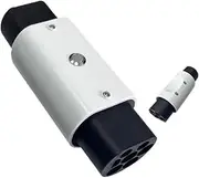 32A 3 Phase 22KW IEC 62196-2 EV Charger Type 2 To GB/T Adapter Compatible With GBT Car With Power Button