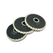 5" Wool Felt Flap Polishing Disc for Angle Grinder to Polish Metal Glass5Pcs (for: MG)