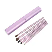 5 Pcs Makeup Palette Lip Tint Horsehair Eyeshadow Brush Girl