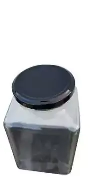 SQUARE GLASS JARS HONEY CONTAINERS 750ML 1 KG -QTY 12