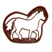 HORSE FULL BODY SIDE VIEW DETAILED FARM RANCH ANIMAL COOKIE CUTTER USA PR5037