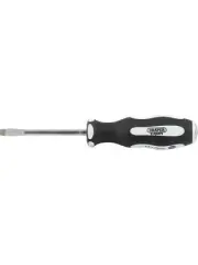 Draper Tools Pound Thru Plain Slot 10 X 250mm Soft Grip Screwdrivers (35186)