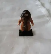 LEGO Harry Potter Minifig HP144 Rubeus Hagrid, md nougat topcoat w buttons *NEW*