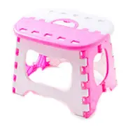 2 PCS Outdoor Portable Sitting Plastic Folding Stool Fishing Useful Stool