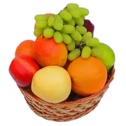 Fruit Baskets With Bows, Wraps, Price Cards, Tissue 24 ct. Medium Brown Wicker