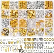 294Pcs Hair Braid Cuff Kit, BetterJonny Multi Styles Metal Hair Jewelry Gold Silver DIY Macrame Wig Dreadlocks Beads Braid Rings Adjustable Cuffs Beads Braiding For braids Hair Decorations Accessories