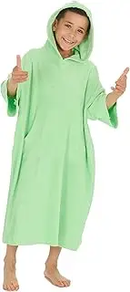 Undercover Kids 100% Cotton Terry Towelling Hooded Poncho Beach Cover Up Quick Drying Kaftan