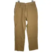 Orvis Montana Morning VTG Jeans Pants Men 36x32 Hemp Relaxed Wide Leg Brown NWT