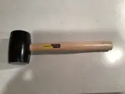 NEW Stanley Rubber Mallet w/ Hickory Handle