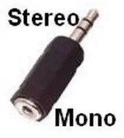 Lot10 1/8"Stereo Male~Mono Female Audio/Headphone cable/cord/wire Adapter,3.5mm