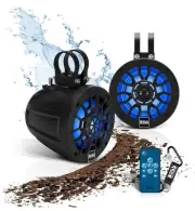 BOSS Audio Systems MPWT50RGB ATV UTV Marine Boat 5.25 Inch Stereo Wake Tower