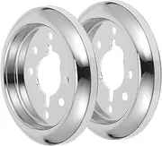 Milisten 2pcs BBQ Gas Stove Control Knob Base Knob Plate for Outdoor Grills and Gas Cooktops Easy Installation Versatile Compatibility Modern Design