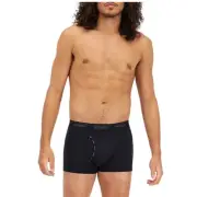 Bonds Mens Guyfront Luxe Bamboo Trunks Underwear Black