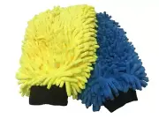 50 Case Microfiber Wash/Duster Mitts, Premium Grade, 600GSM (YELLOW)