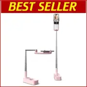 Portable Extendable Selfie Stand with Wireless Remote & 360° Rotating Light