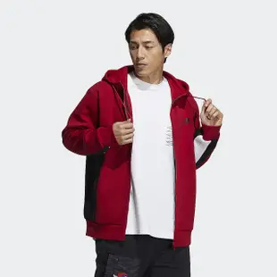 【adidas 愛迪達】休閒外套 男 紅 ST KN SPCR JKT(H39240)