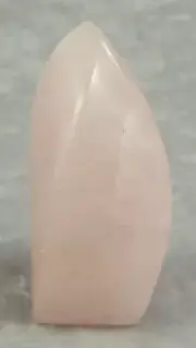 Rose Quartz Flame Shape Polished Stone