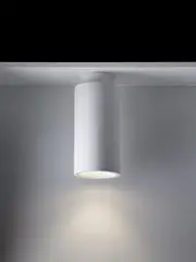 MFL By Masson Gypsum GU10 Flat Surface Mounted Downlight in White