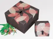 Biodegradable, Eco-Friendly Keepsake Box Funeral Cremation Urn, 30 Cubic Inches
