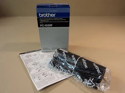 Brother Re-Fill Ribbon Rolls PC-101 Print Cartridge Thermal Transfer PC102RF