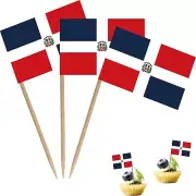 Dominican Republic Toothpick Flag Dominican National Small Mini Cocktail Fruit