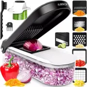 Fullstar Vegetable Chopper, Cheese Slicer, Food Veggie Onion with Container, (6