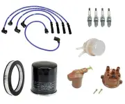 For Toyota Pickup 8/83-84 Ignition Tune Up Kit Filters Cap Rotor Spark Plug Wire (for: Toyota)