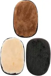 Gogogmee 3pcs Home Polishing Gloves For Leather Shoes Leather Shoe Polishing Gloves Shining Buffing Shoeshine Cloth Polishing Glove Shoeshine Cloth