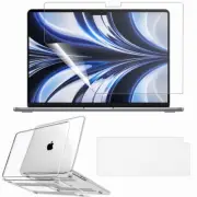 3-IN-1 Glossy Crystal Clear Case+ Keyboard Cover for MacBook Air 13.6'' A2681 M2