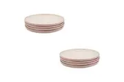 2x 4pc Jamie Oliver Stoneware Big Love Perfect Serving Plates Dishware Set 27cm