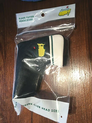MASTERS PUTTER HEADCOVER BLADE NEW AUGUSTA NATIONAL GOLF CLUB RARE TIGER PGA