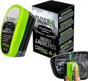 Automotive Oil Film Cleaning Brush, Clear Vision Windscreen Cleaner, Oil Film Cleaning Brush for Car Windows, Cleaning Windscreen, Enhance Visual Effect of Automotive Windshield (1 PC)