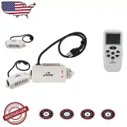 Elegant White Exhaust Fan Smart Remote Kit - Programmable & Dual Sensor Control