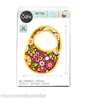 Sizzix Bigz Plus Die Baby Bib 660924