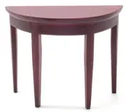 Dollhouse Miniatures 1:12 Scale Side Table, Mahogany #CLA10014