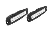 Westin 09-1918FM6 Flush Mount LED Auxiliary Light Flood Beam Set 3W Bridgelux