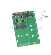 mSATA SSD to SATA M.2 B / B+M KEY NGFF & 2.5" III Board Adapter Converter Card S