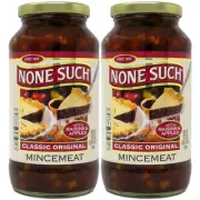 None Such Mincemeat Classic Original with Raisins & Apples, 27 Ounce (Pack of 2)