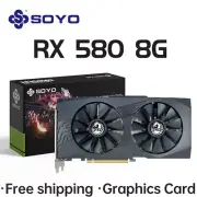 Soyo RX580 8GB Graphics Card GDDR5 256Bit Supports Gaming Games Windows Hot Sale