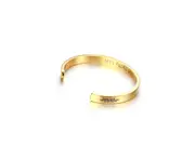 Inspirational Stainless Steel Gifts For Women Bracelet Cuff Bangle - Gold