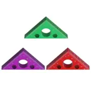 Right Angled Ruler 45/90 Degree Small Aluminum Triangle Ruler Carpentry Square