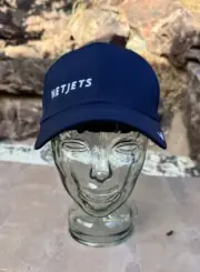 NWT Nike Legacy 91 NetJets Navy Blue Adjustable Golf Hat Swoosh Logo New