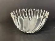 Studio Nova Crystal Solaris Swirl Spiral Serving Centerpiece Bowl 9" diameter