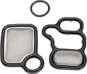 917-176 VVT VTEC Solenoid Gasket Valve Cover Set 3 pcs 15815-RAA-A02 Fits 2002-2015 Honda CR-V Accord Element Civic Si Fit Accord Crosstour,Acura RSX Base & Type S TSX RDX,15845-RAA-A01 91319-PAA-A01.
