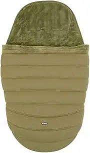 Peach 7 Olive Green Foot Muff & Liner