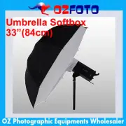 Premium Umbrella Softbox Soft Brolly Box Reflector Studio 33"/84cm Brand New!