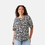 Short Sleeve Tuck Top