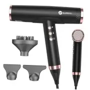 Professional Hair Dryer, Ionic Hair Dryer with Diffuser, Lightweight Compact