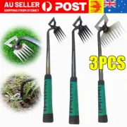 3PCS Weed Remover Weeder Garden Tool Weed Puller Hand Manual Weeding Tool AU