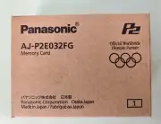 Panasonic 32GB P2 Card - AJ-P2E032FG F-Series P2 Memory Card NEW / Sealed